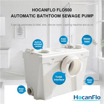 Bomba de aguas residuales del macerador