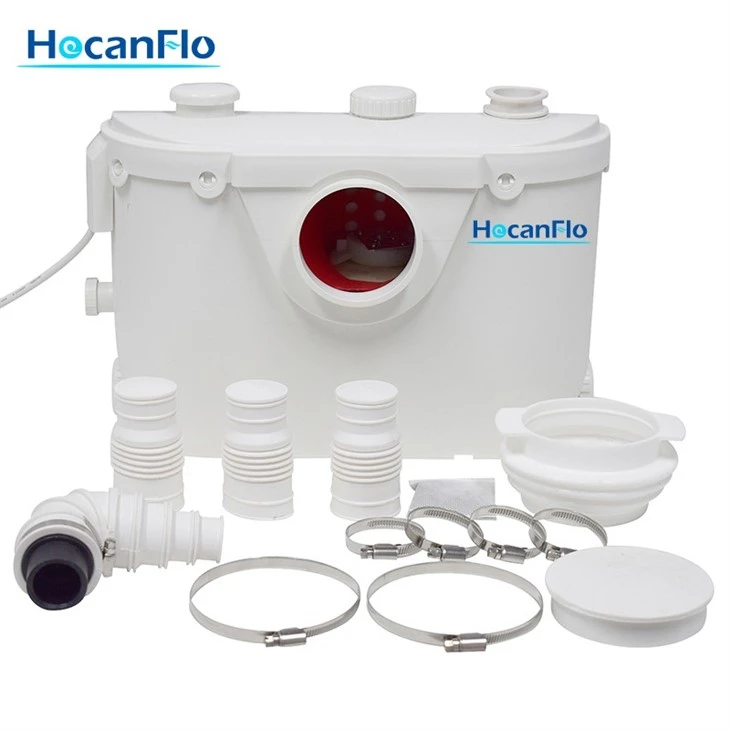 Home Sanitary Centrifugal Toilet Trash Waste Water Booster Pipeline